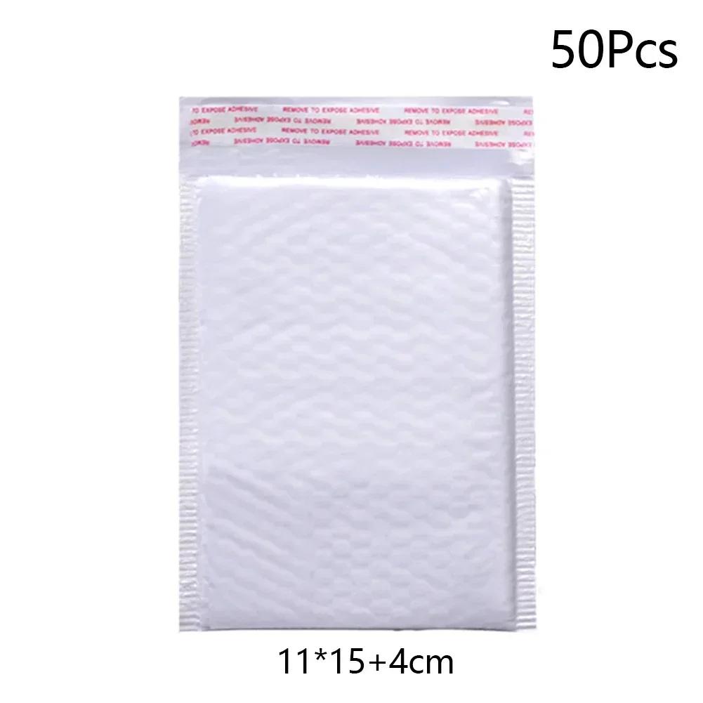 50Pcs Bubble Mailers White Poly Bubble Mailer Self Seal Padded Gift Bag Packaging Envelope Bags Book Shipping Package Bag
50Pcs Bubble Mailers White Poly Bubble Mailer Self Seal Padded Gift Bag Packaging Envelope Bags Book Shipping Package Bag