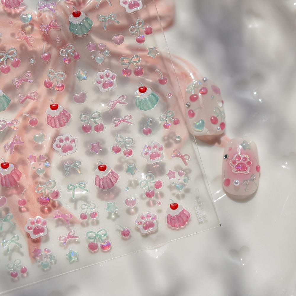 Muffin Cream Cake Ice Cream Manicure Decals Bowknot Cartoon Stickers Cute Nail Art Stickers A
Muffin Cream Cake Ice Cream Manicure Decals Bowknot Cartoon Stickers Cute Nail Art Stickers A