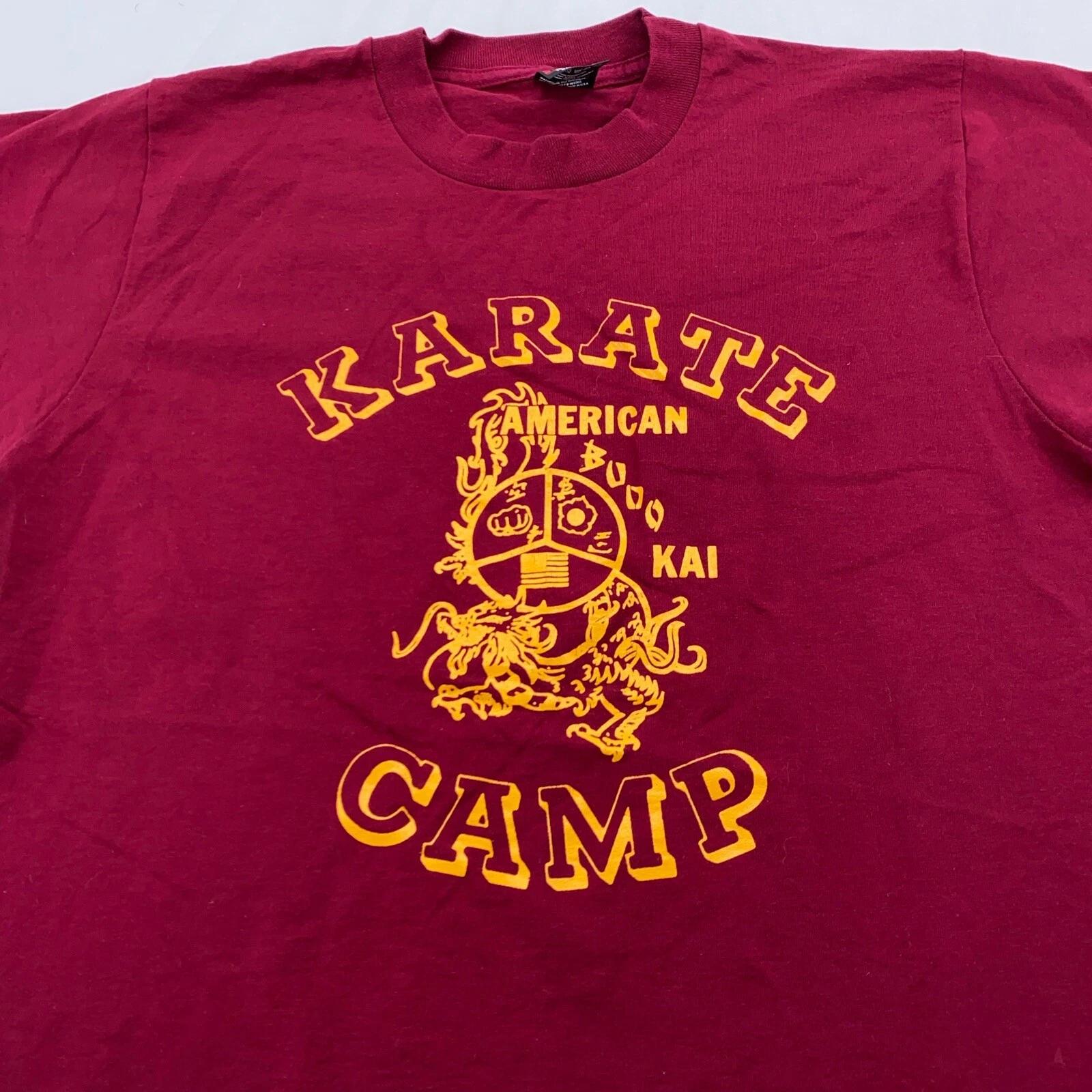 vintage 90s KARATE CAMP AMERICAN BUDO KAI T-Shirt MEDIUM 4XL
vintage 90s KARATE CAMP AMERICAN BUDO KAI T-Shirt MEDIUM 4XL