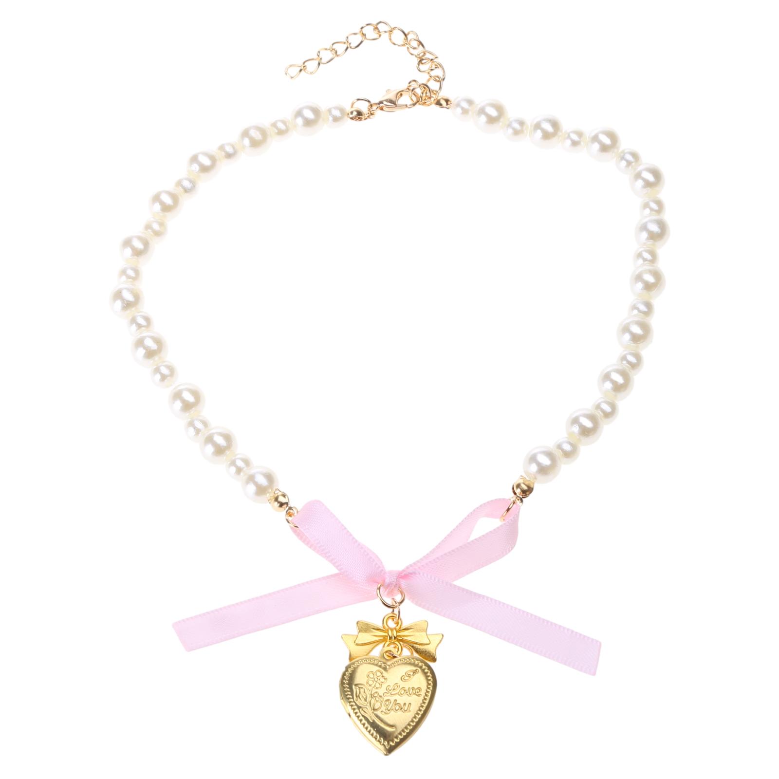 Chic Clavicle Chain Bowknot Collar Chains with Beads Multicolor Heart Pendant Necklace for Women Girls Unique Gifts 1
Chic Clavicle Chain Bowknot Collar Chains with Beads Multicolor Heart Pendant Necklace for Women Girls Unique Gifts 1