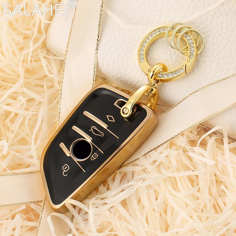 Чехол-держатель для ключей из ТПУ для BMW 2, 3, 5, 7 серии 6GT X1 X3 X5 X6 F45 F46 G20 G30 G32 G11 G12 F48 G01 F15 F85 F16 F86
Чехол-держатель для ключей из ТПУ для BMW 2, 3, 5, 7 серии 6GT X1 X3 X5 X6 F45 F46 G20 G30 G32 G11 G12 F48 G01 F15 F85 F16 F86