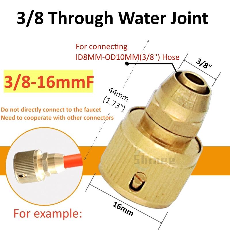 1Pcs 1/2 5/8 3/4 1 Brass Hose Quick Connector Water Stop Fitting Copper Thread Tap Coupling Garden Watering Gun Adapter
1Pcs 1/2 5/8 3/4 1 Brass Hose Quick Connector Water Stop Fitting Copper Thread Tap Coupling Garden Watering Gun Adapter