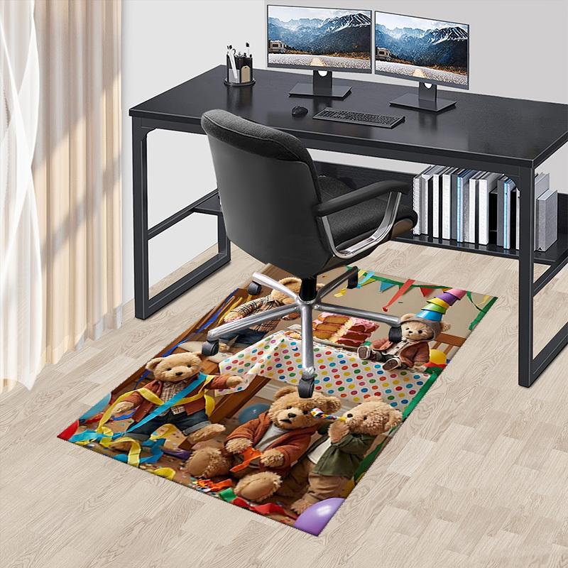 1pc Teddy Bear Party Chair Mat - Anime Cartoon Design, Festival Gift, Non-Slip Carpet for Office and Home Decorations.C023 60cm by 90cm
1pc Teddy Bear Party Chair Mat - Anime Cartoon Design, Festival Gift, Non-Slip Carpet for Office and Home Decorations.C023 60cm by 90cm