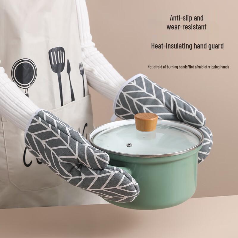 Grey Geometric Cotton Linen Oven Mitt
Grey Geometric Cotton Linen Oven Mitt