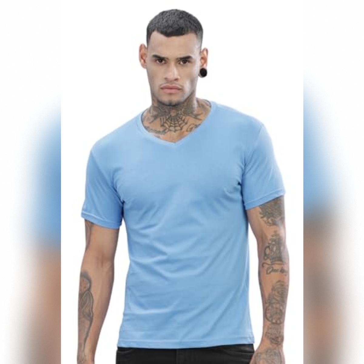 ADRO Men s V Neck Solid Cotton T-Shirt (VN-M-PLN-SK_SkyBlue_XL) XL синий
ADRO Men s V Neck Solid Cotton T-Shirt (VN-M-PLN-SK_SkyBlue_XL) XL синий