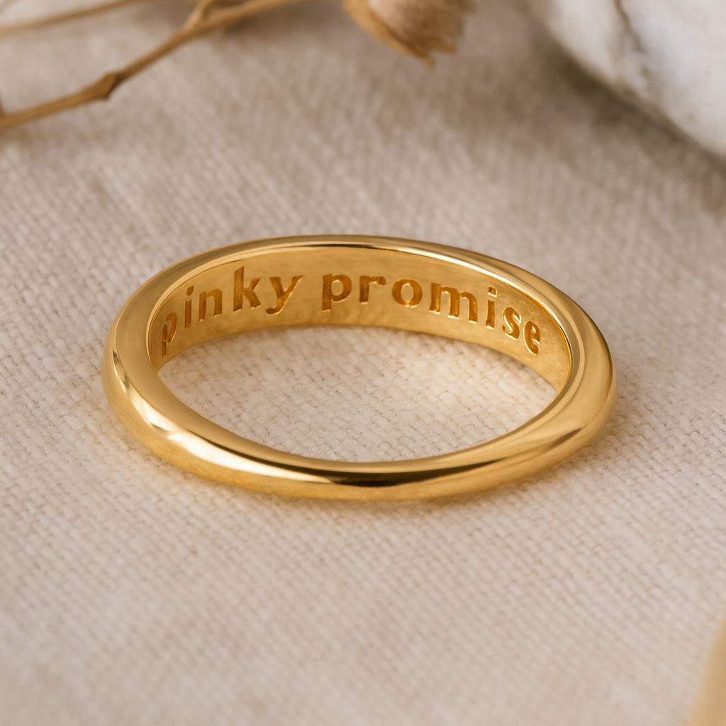 Elegant 925 Sterling Silver Pinky Promise Ring – A symbolic, timeless gift for couples or loved ones, perfect for weddings & anniversaries 5 US
Elegant 925 Sterling Silver Pinky Promise Ring – A symbolic, timeless gift for couples or loved ones, perfect for weddings & anniversaries 5 US