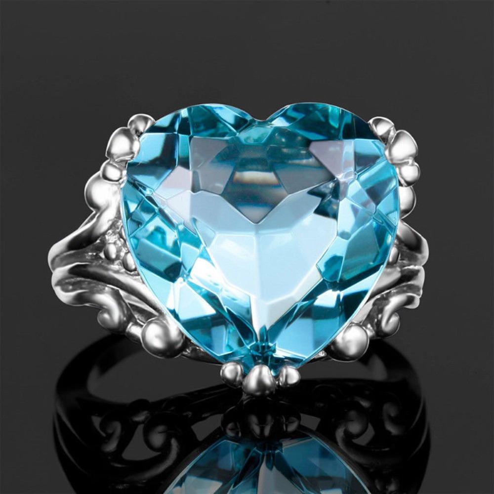 Elegant Topaz Heart Ring for Women Stylish Blue Engagement Jewelry Fashion Accessory no. 6 морской синий
Elegant Topaz Heart Ring for Women Stylish Blue Engagement Jewelry Fashion Accessory no. 6 морской синий