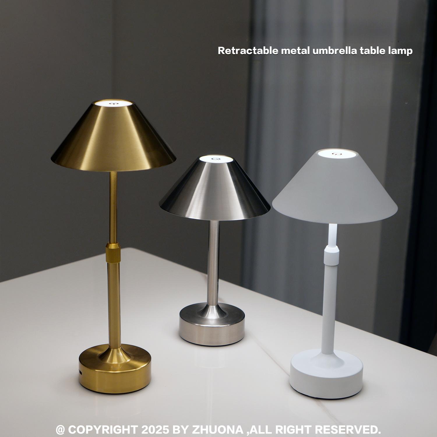 1PC Explosive Wrought Iron Umbrella Telescopic Table Lamp Creative and Simple Bedroom Night Light Charging Touch Decorative Atmosphere Light
1PC Explosive Wrought Iron Umbrella Telescopic Table Lamp Creative and Simple Bedroom Night Light Charging Touch Decorative Atmosphere Light