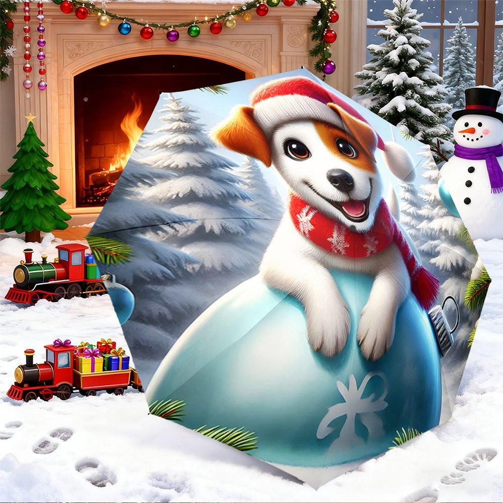 Open/Close Portable Folding Umbrella with Snowman & Christmas Train Design - 8-Rib Compact Travel Umbrella Suitable for Winter (as the picture,Iron&8K)
Open/Close Portable Folding Umbrella with Snowman & Christmas Train Design - 8-Rib Compact Travel Umbrella Suitable for Winter (as the picture,Iron&8K)