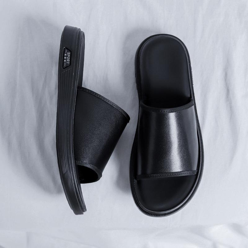 Модные летние мужские домашние тапочки из натуральной кожи для улицы, модные удобные сандалии с мягкой массажной подошвой, классические черные римские сандалии 44
Модные летние мужские домашние тапочки из натуральной кожи для улицы, модные удобные сандалии с мягкой массажной подошвой, классические черные римские сандалии 44