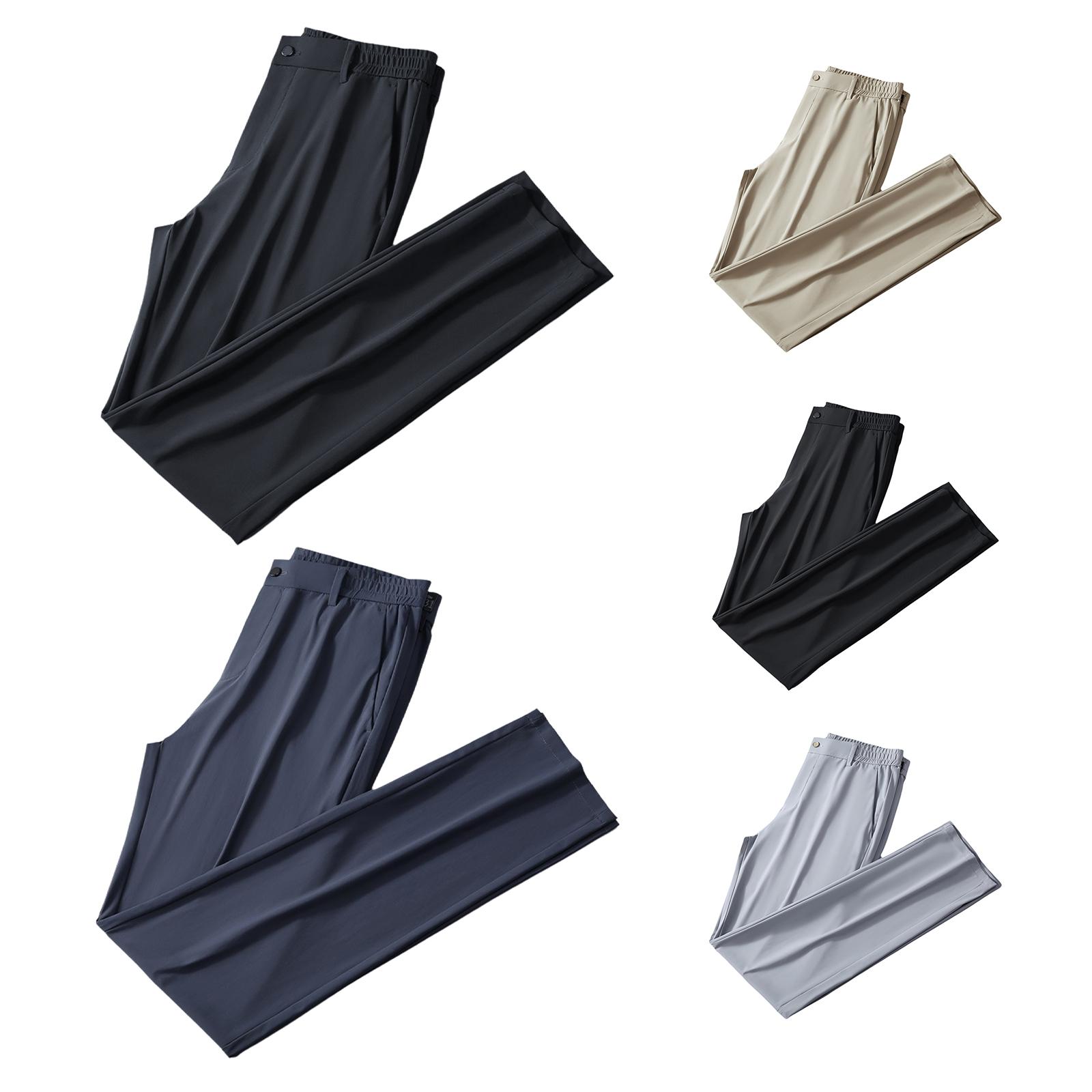 Men Casual Golf Trousers Quick-Drying - Lightweight Stretchy Pants with Elastic Waistband and Pockets 29 хакі
Men Casual Golf Trousers Quick-Drying - Lightweight Stretchy Pants with Elastic Waistband and Pockets 29 хакі