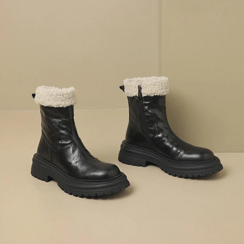 Винтажные женские ботильоны на платформе, модные теплые плюшевые короткие ботинки, осенне-зимние, удобные, на толстом каблуке, женская обувь 40
Винтажные женские ботильоны на платформе, модные теплые плюшевые короткие ботинки, осенне-зимние, удобные, на толстом каблуке, женская обувь 40