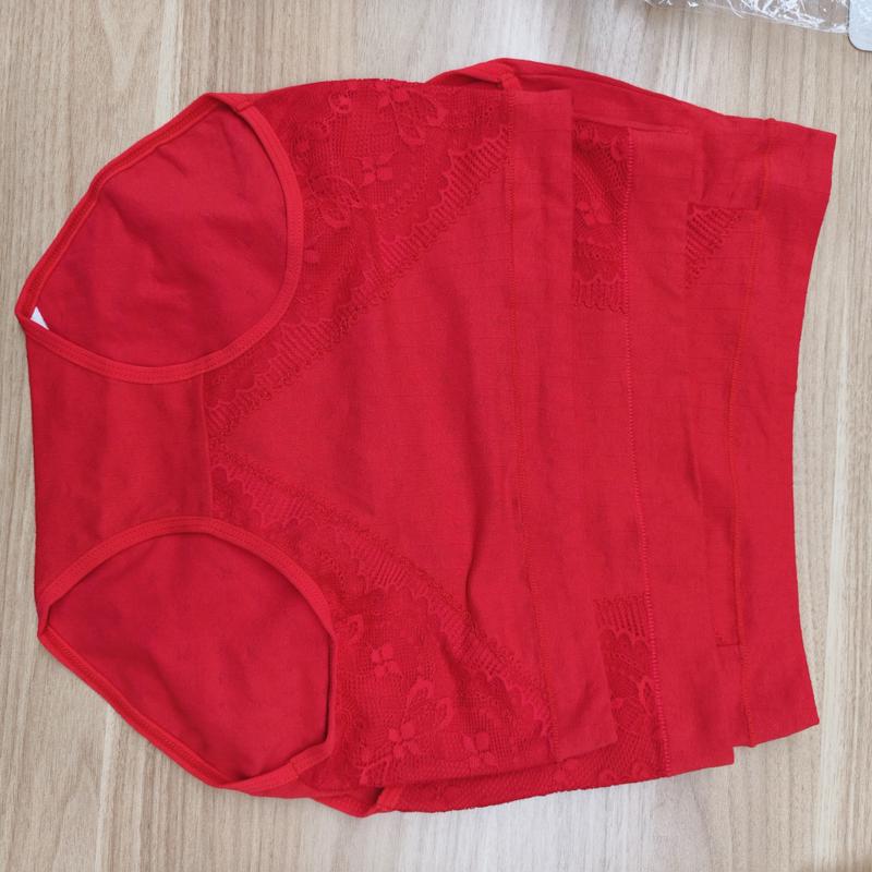 MiiOW Women s Red High-Waist Tummy Control Cotton Briefs 2XL
MiiOW Women s Red High-Waist Tummy Control Cotton Briefs 2XL