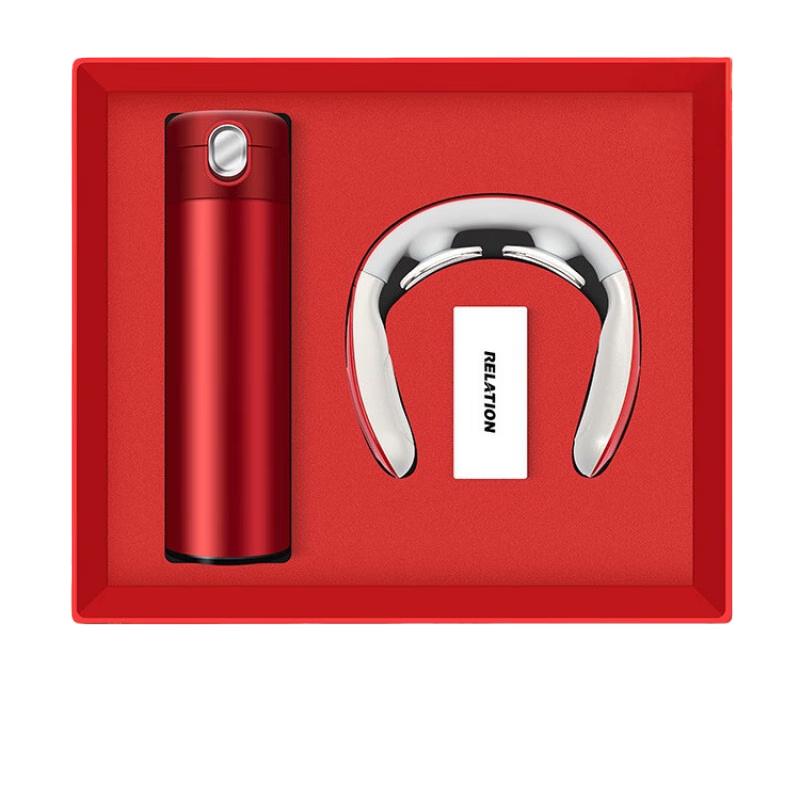 Business Gift Set: Pop-Up Lid Tumbler & Neck Massager
Business Gift Set: Pop-Up Lid Tumbler & Neck Massager