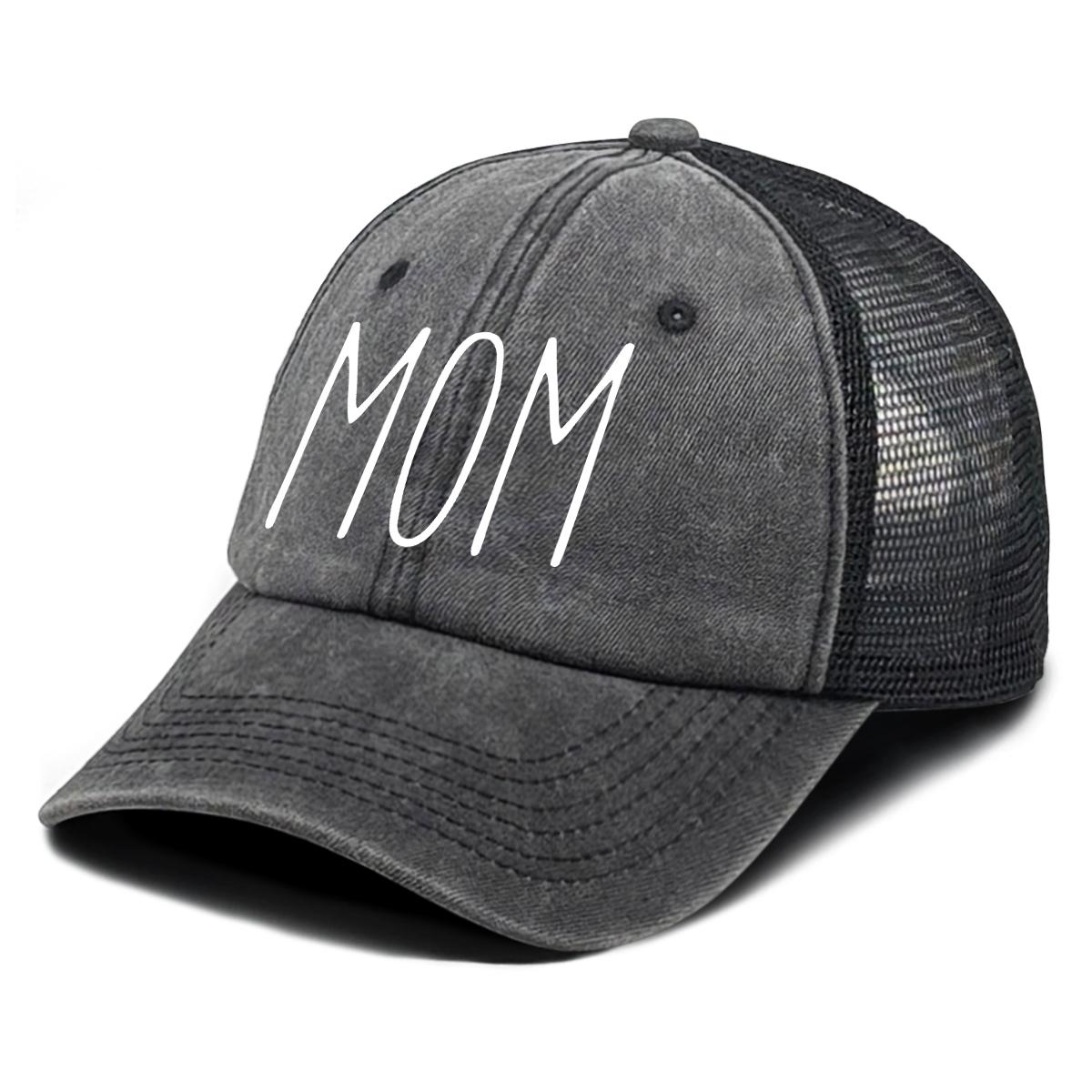 DAD And MOM Mesh Cap Adjustable Trucker Hat Grandpa Grandma Caps Distressed Snapback Baseball Cap Ideal Choice For Family
DAD And MOM Mesh Cap Adjustable Trucker Hat Grandpa Grandma Caps Distressed Snapback Baseball Cap Ideal Choice For Family