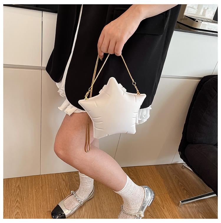 Niche design chain bag new women s bag personalized star shoulder bag transparent acrylic messenger bag чёрный
Niche design chain bag new women s bag personalized star shoulder bag transparent acrylic messenger bag чёрный