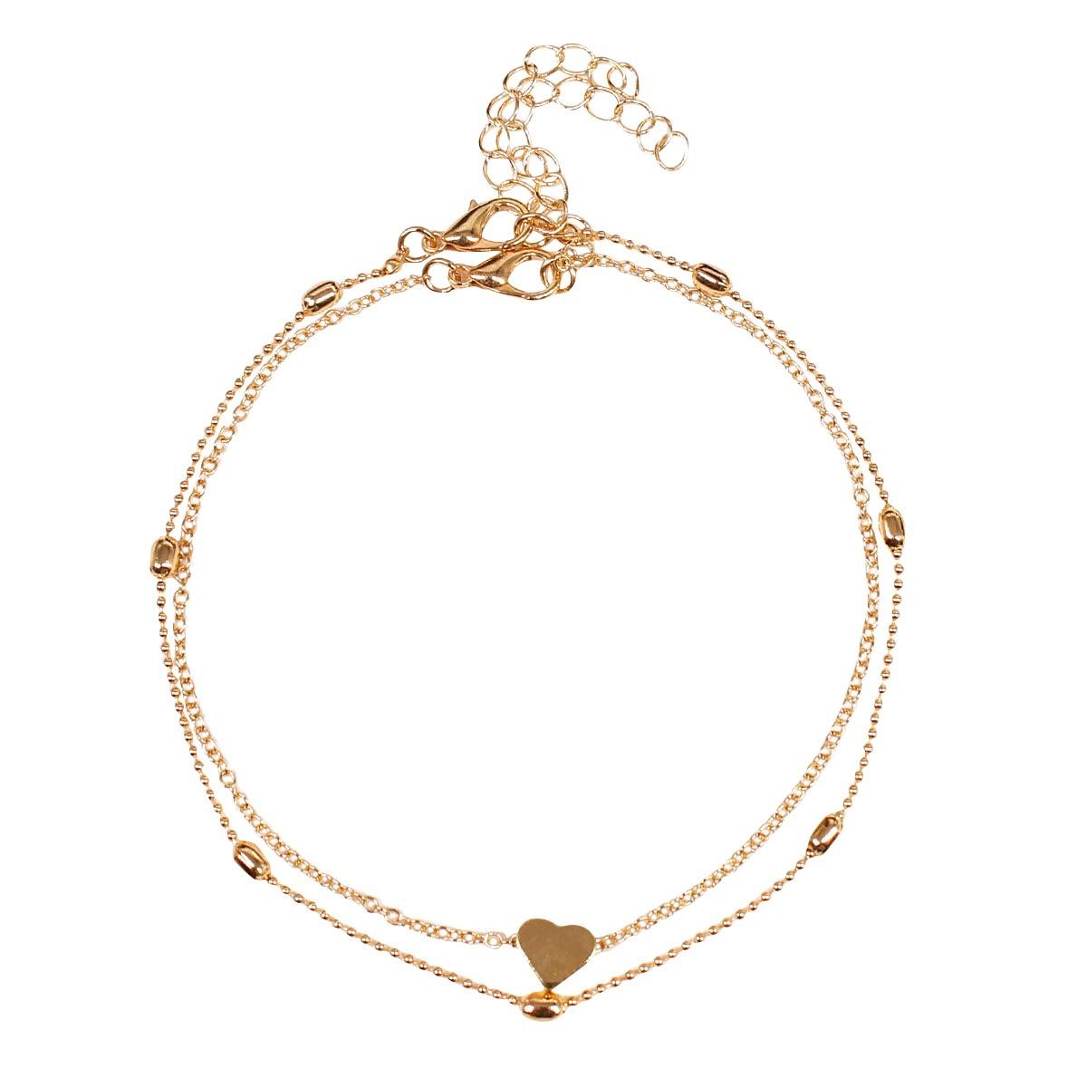 Двойной ножной браслет, женский ножной браслет в форме начального браслета, летний подарок, пляжные украшения One Size золотой
Двойной ножной браслет, женский ножной браслет в форме начального браслета, летний подарок, пляжные украшения One Size золотой