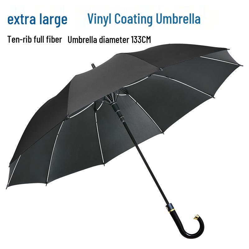 Extra-Large Long-Handled Dual-Use Umbrella with Black Glue for Sun and Rain, Automatic Curved Handle, Custom Logo Option 75CM*10Ribs чорний
Extra-Large Long-Handled Dual-Use Umbrella with Black Glue for Sun and Rain, Automatic Curved Handle, Custom Logo Option 75CM*10Ribs чорний