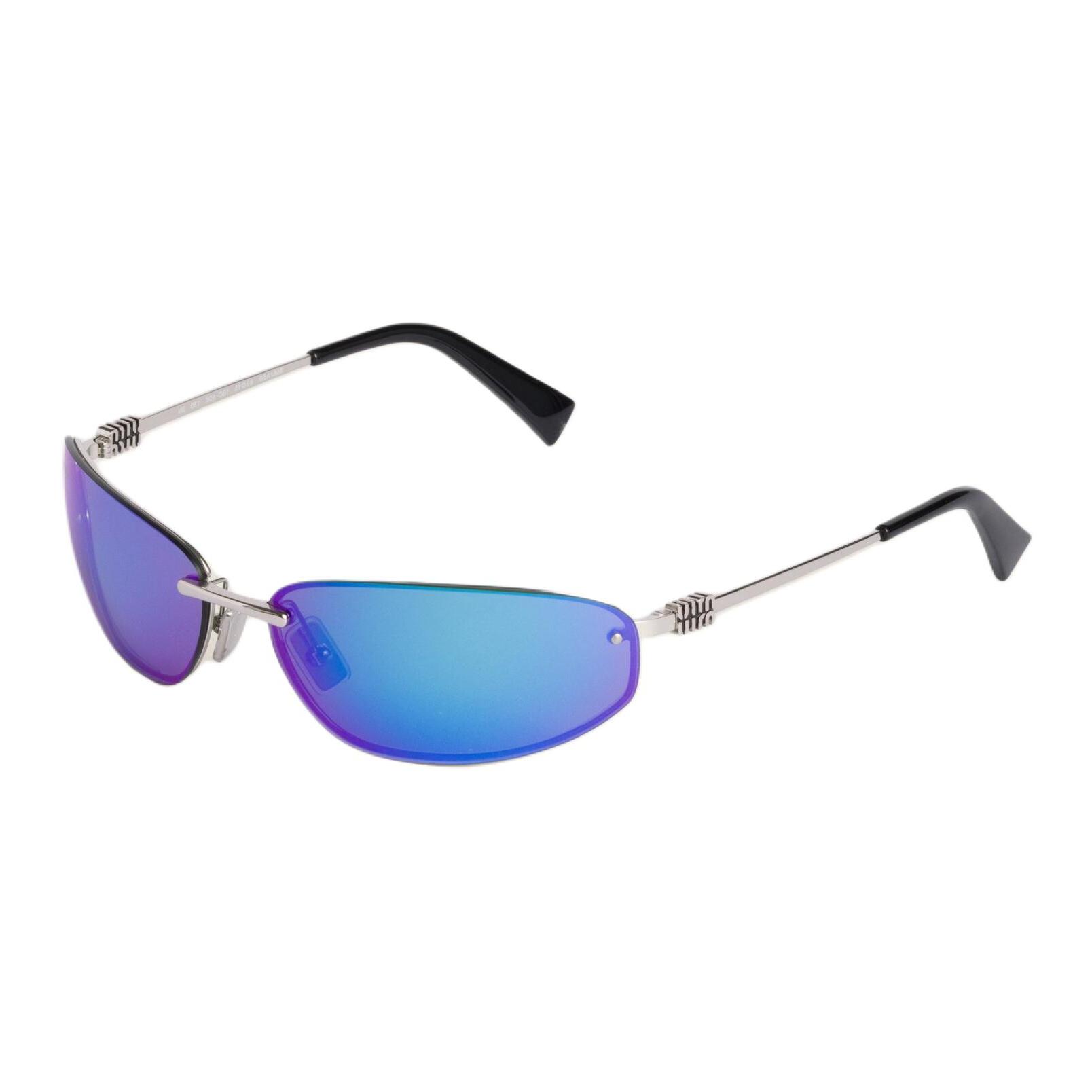 Miu Miu Logo Rectangle Sunglasses Unisex sunglasses Steel-Gray SMUA50_M1BC_FE10K_C_068 Eyeglass Case/Pouch+Box
Miu Miu Logo Rectangle Sunglasses Unisex sunglasses Steel-Gray SMUA50_M1BC_FE10K_C_068 Eyeglass Case/Pouch+Box