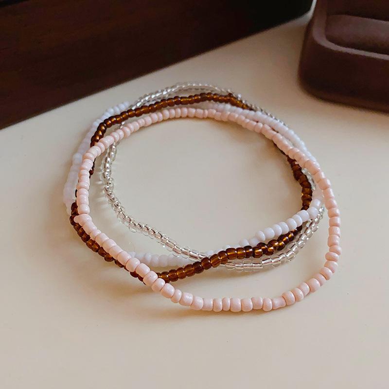 Минималистичный стиль браслет из бисера из рисовых бусин легкая роскошь высокое чувство моды нишевый браслет на ногу универсальные украшения
Минималистичный стиль браслет из бисера из рисовых бусин легкая роскошь высокое чувство моды нишевый браслет на ногу универсальные украшения