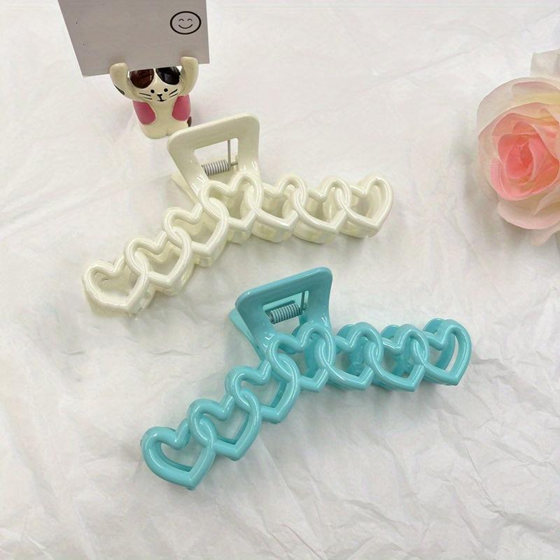 2 шт. Милые заколки для волос во французском стиле, женские пластиковые заколки для волос в форме сердца, конфетных цветов, большие крабики для волос, аксессуары для волос для девочек
2 шт. Милые заколки для волос во французском стиле, женские пластиковые заколки для волос в форме сердца, конфетных цветов, большие крабики для волос, аксессуары для волос для девочек