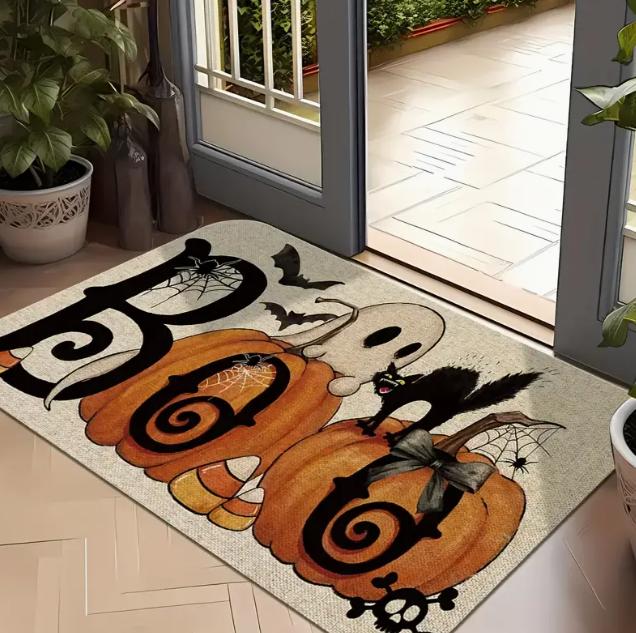 Halloween Pumpkin with Terrifying Face Door Mat Front Door Entrance Inch Welcome Mat for Garden Terrace Home Porch Decoration 40X60CM
Halloween Pumpkin with Terrifying Face Door Mat Front Door Entrance Inch Welcome Mat for Garden Terrace Home Porch Decoration 40X60CM