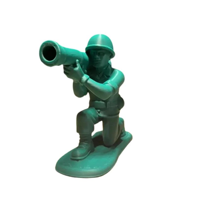 Creative Soldier Pen Holder Figurine, 3D Printed Military Army Man Pen Stand, Unique Desk Organizer for Office Home Decor зелений
Creative Soldier Pen Holder Figurine, 3D Printed Military Army Man Pen Stand, Unique Desk Organizer for Office Home Decor зелений