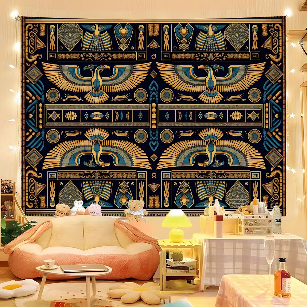 1pc Bohemian Ancient Egyptian Tapestry Colorful Hippie Psychedelic Bar Living Room Study Bedroom Dorm Decor Aesthetic 74x94cm(29x37in)
1pc Bohemian Ancient Egyptian Tapestry Colorful Hippie Psychedelic Bar Living Room Study Bedroom Dorm Decor Aesthetic 74x94cm(29x37in)