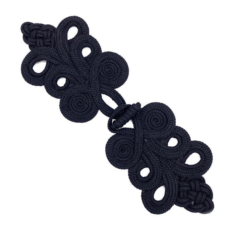 1pcs Handmade Chinese Frog Closures Buttons Knot Fastener for Cheongsam Tang Suit Traditional Handcraft Decor Buttons чорний
1pcs Handmade Chinese Frog Closures Buttons Knot Fastener for Cheongsam Tang Suit Traditional Handcraft Decor Buttons чорний