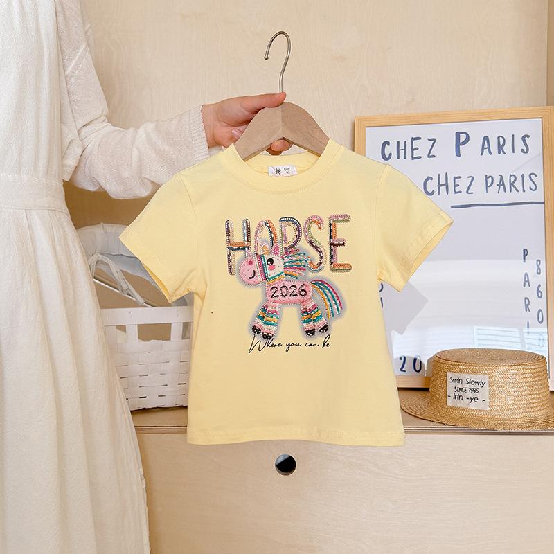 Boys And Girls Casual Short-sleeved T-shirts For Summer, Cute Horse-themed Children s T-shirts 90cm
Boys And Girls Casual Short-sleeved T-shirts For Summer, Cute Horse-themed Children s T-shirts 90cm