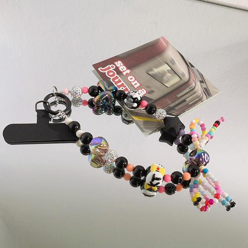 Y2K Cute Candy Color Beaded Phone Strap Lovely Sweet Bow Bead Phone Chain Wristband Keychain Pendant Camera Charms
Y2K Cute Candy Color Beaded Phone Strap Lovely Sweet Bow Bead Phone Chain Wristband Keychain Pendant Camera Charms