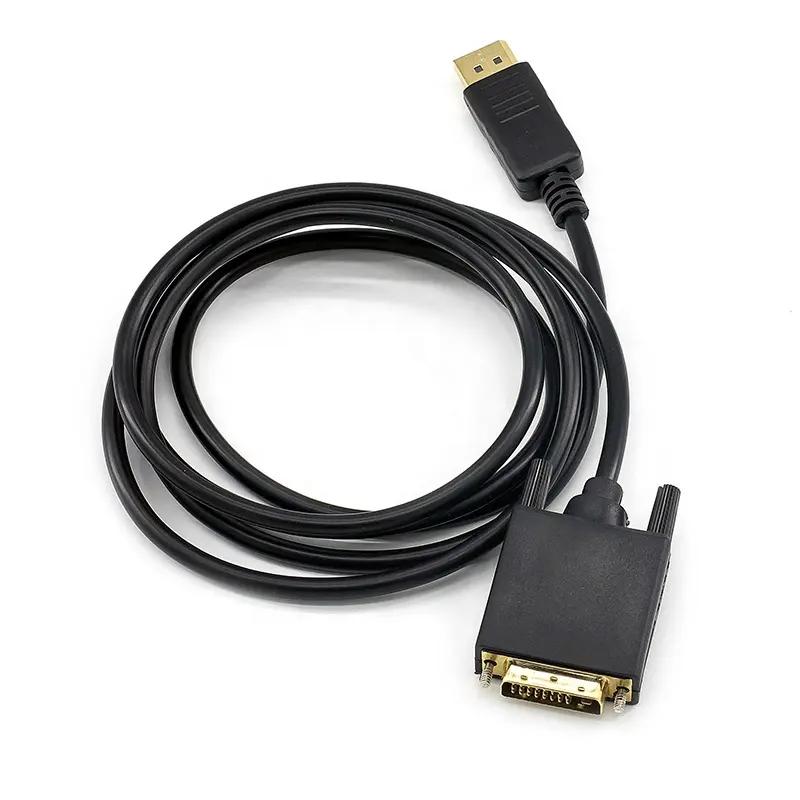 DP To DVI 24 1 Кабель-адаптер DisplayPort 1080P DP To DVI Кабель-переходник для монитора, проектора, DisplayPort Кабель 1,8 м 1.8m чёрный
DP To DVI 24 1 Кабель-адаптер DisplayPort 1080P DP To DVI Кабель-переходник для монитора, проектора, DisplayPort Кабель 1,8 м 1.8m чёрный