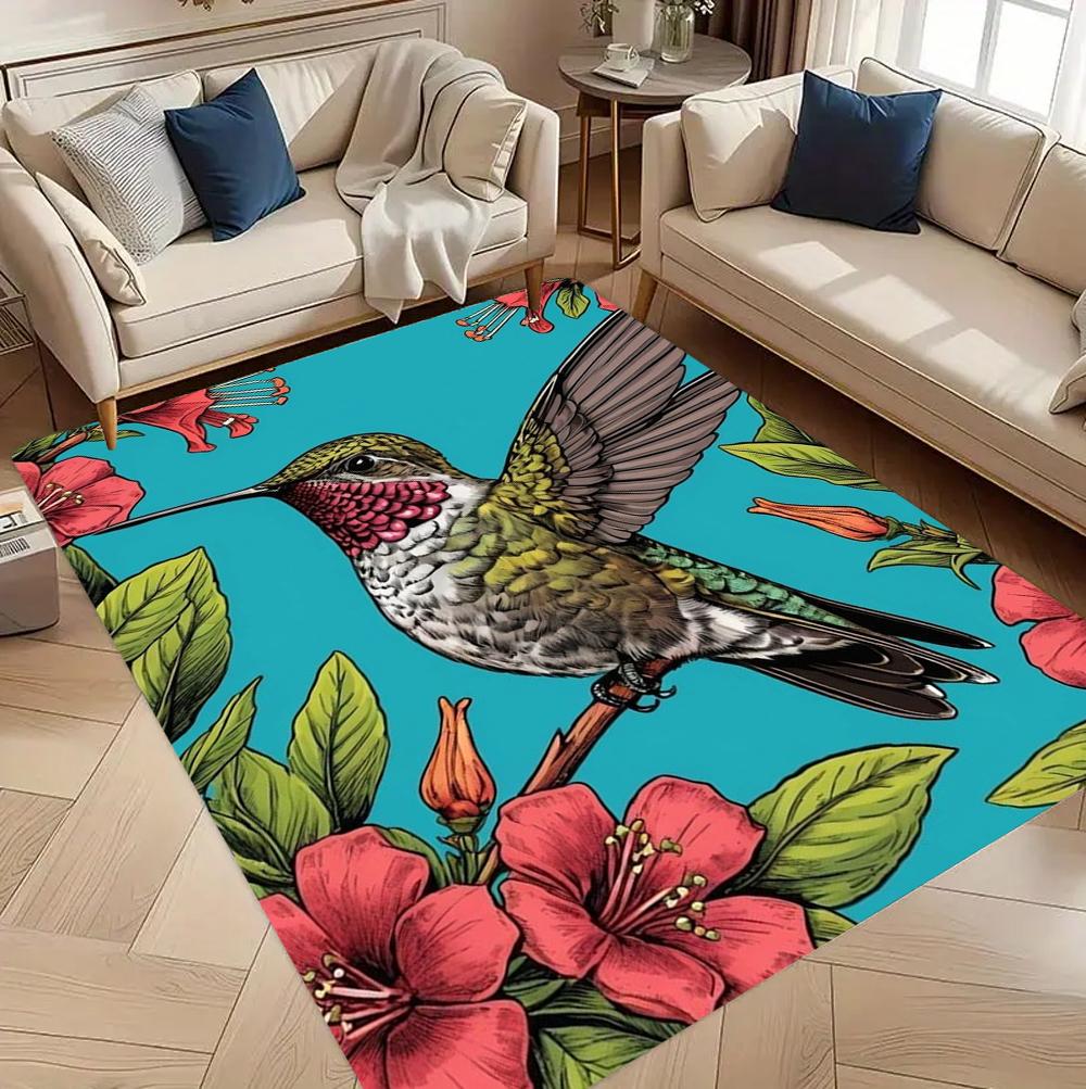 Living Room Rug Hummingbird & Hibiscus Healing Art Carpet Non-Slip Easy Clean Romantic Artistic Home Decor Mat 40X60cm
Living Room Rug Hummingbird & Hibiscus Healing Art Carpet Non-Slip Easy Clean Romantic Artistic Home Decor Mat 40X60cm