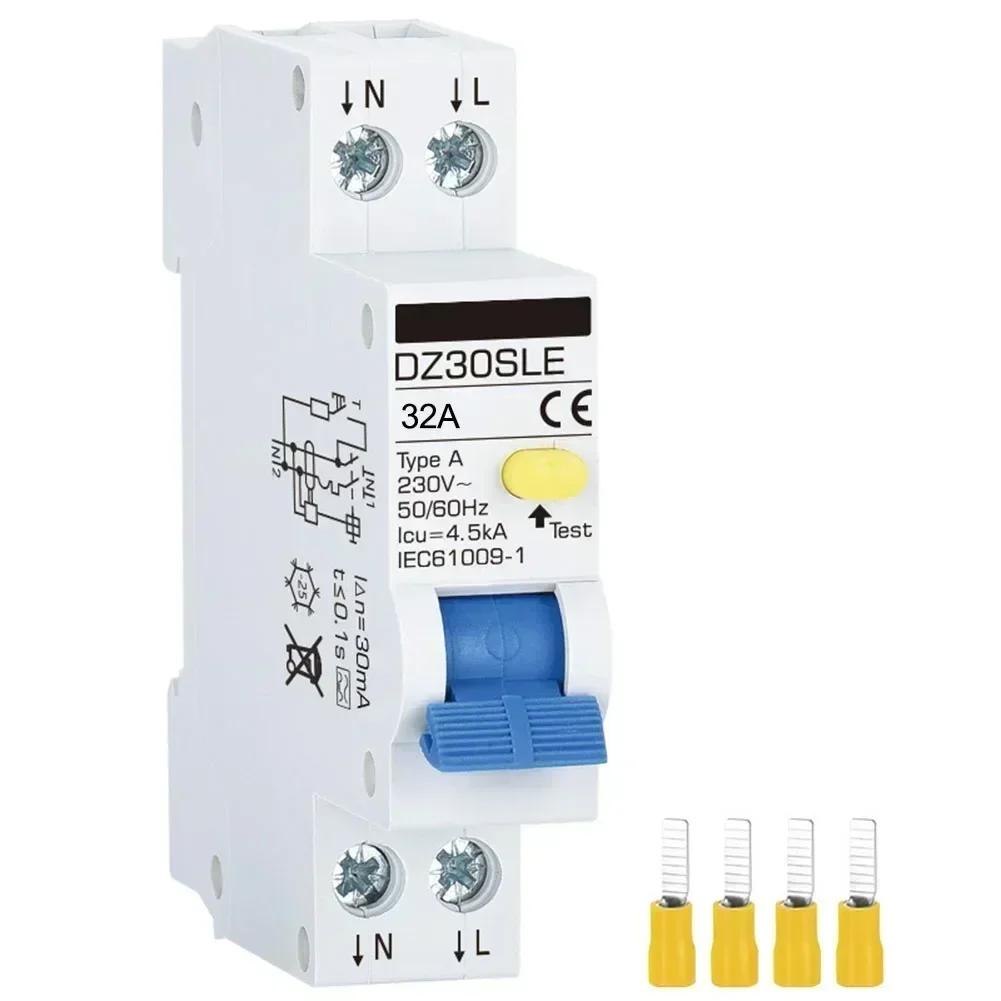 DPNL Residual Current Circuit Breaker RCBO Type A 30MA RCD MCB RCCB 1P+N 20A 25A 32A Leakage Protection Tool Accessories
DPNL Residual Current Circuit Breaker RCBO Type A 30MA RCD MCB RCCB 1P+N 20A 25A 32A Leakage Protection Tool Accessories