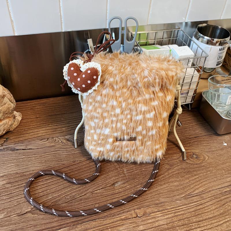 Cute Furry Crossbody Phe Bag Women s Retro Autumn Winter Korean Style Single Shoulder Sling Bag Plush Leisure Style Polyester
Cute Furry Crossbody Phe Bag Women s Retro Autumn Winter Korean Style Single Shoulder Sling Bag Plush Leisure Style Polyester
