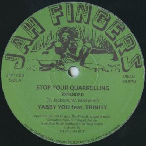12inch Record YABBY YOU - Stop Your Quarrelling (Extended) / JFR1223 Jah Fingers 2017 UK Reggae, Ska & Dub Used
12inch Record YABBY YOU - Stop Your Quarrelling (Extended) / JFR1223 Jah Fingers 2017 UK Reggae, Ska & Dub Used