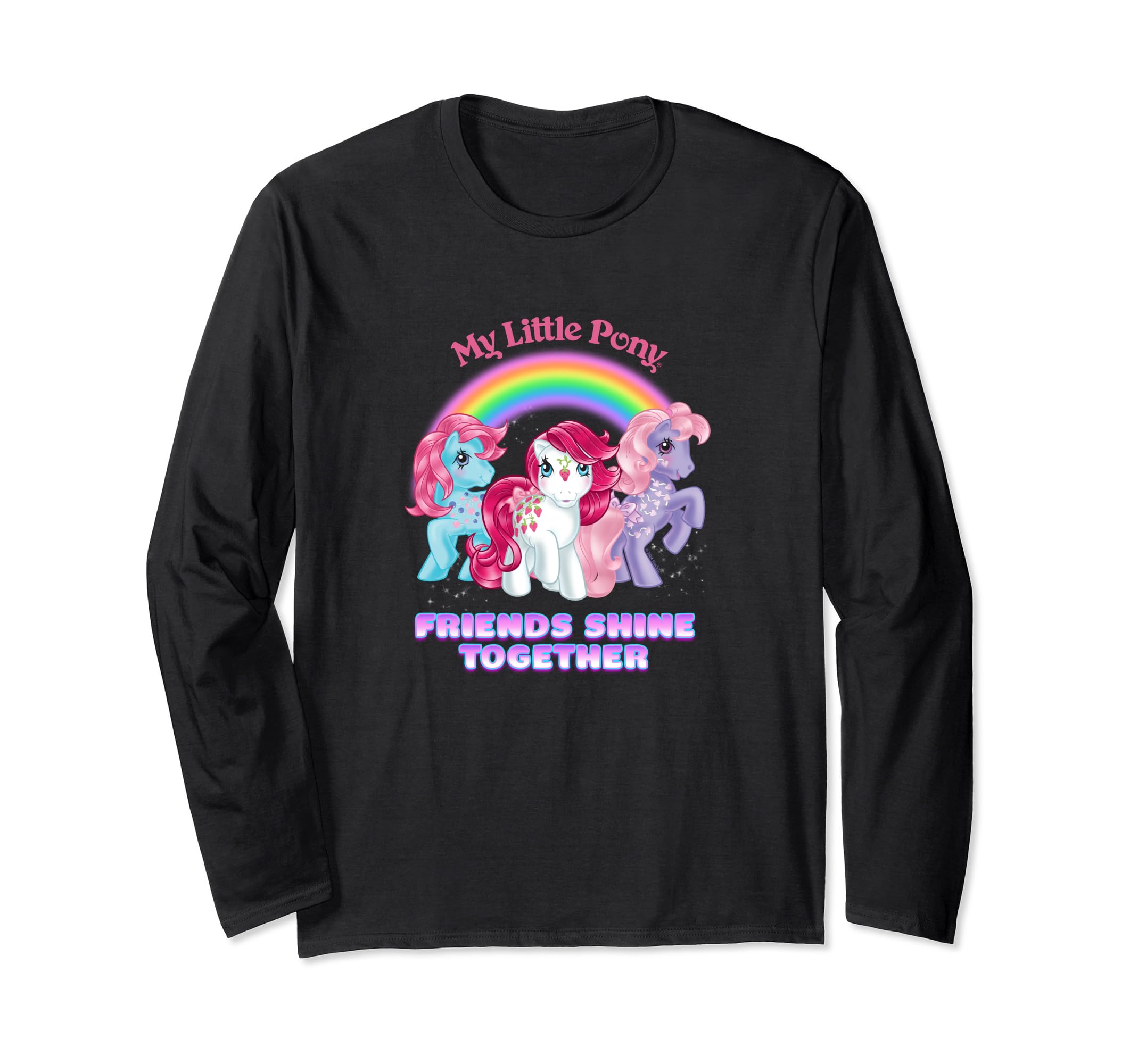 My Little Pony Classic Friends Shine Together Rainbow Icon Long-Sleeve T-Shirt чорний
My Little Pony Classic Friends Shine Together Rainbow Icon Long-Sleeve T-Shirt чорний