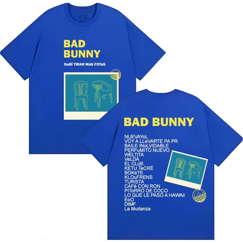 Rapper Bad Bunny Album Tour Tshirt Men Women Hipster T Shirts Cozy Cotton Loose Casual T-shirt 2XL
Rapper Bad Bunny Album Tour Tshirt Men Women Hipster T Shirts Cozy Cotton Loose Casual T-shirt 2XL