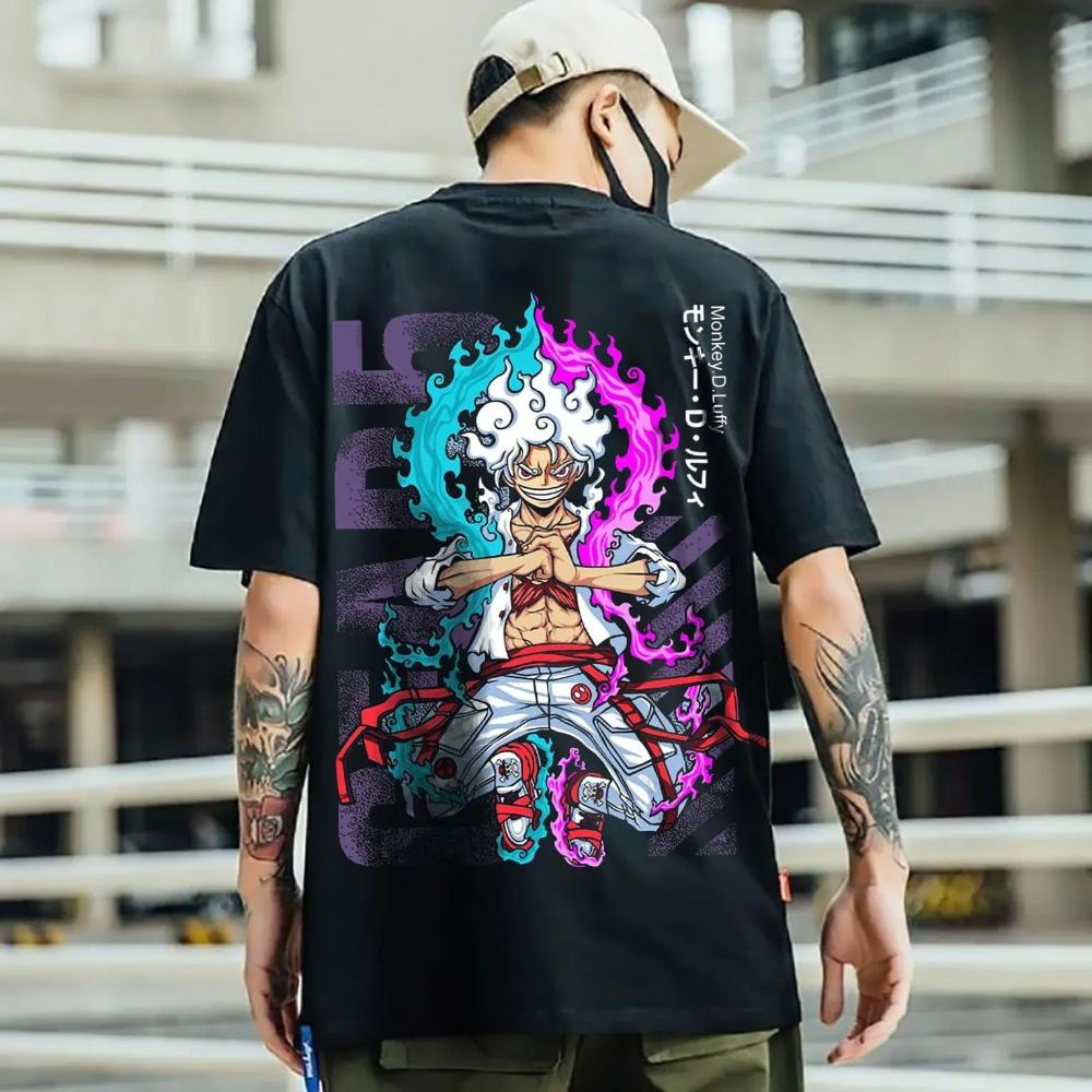 One Piece Мужская футболка GEAR 5 Аниме Луффи Принт Хлопковые топы Уличная мода Манга Футболки с коротким рукавом Мужская одежда Y2k S
One Piece Мужская футболка GEAR 5 Аниме Луффи Принт Хлопковые топы Уличная мода Манга Футболки с коротким рукавом Мужская одежда Y2k S