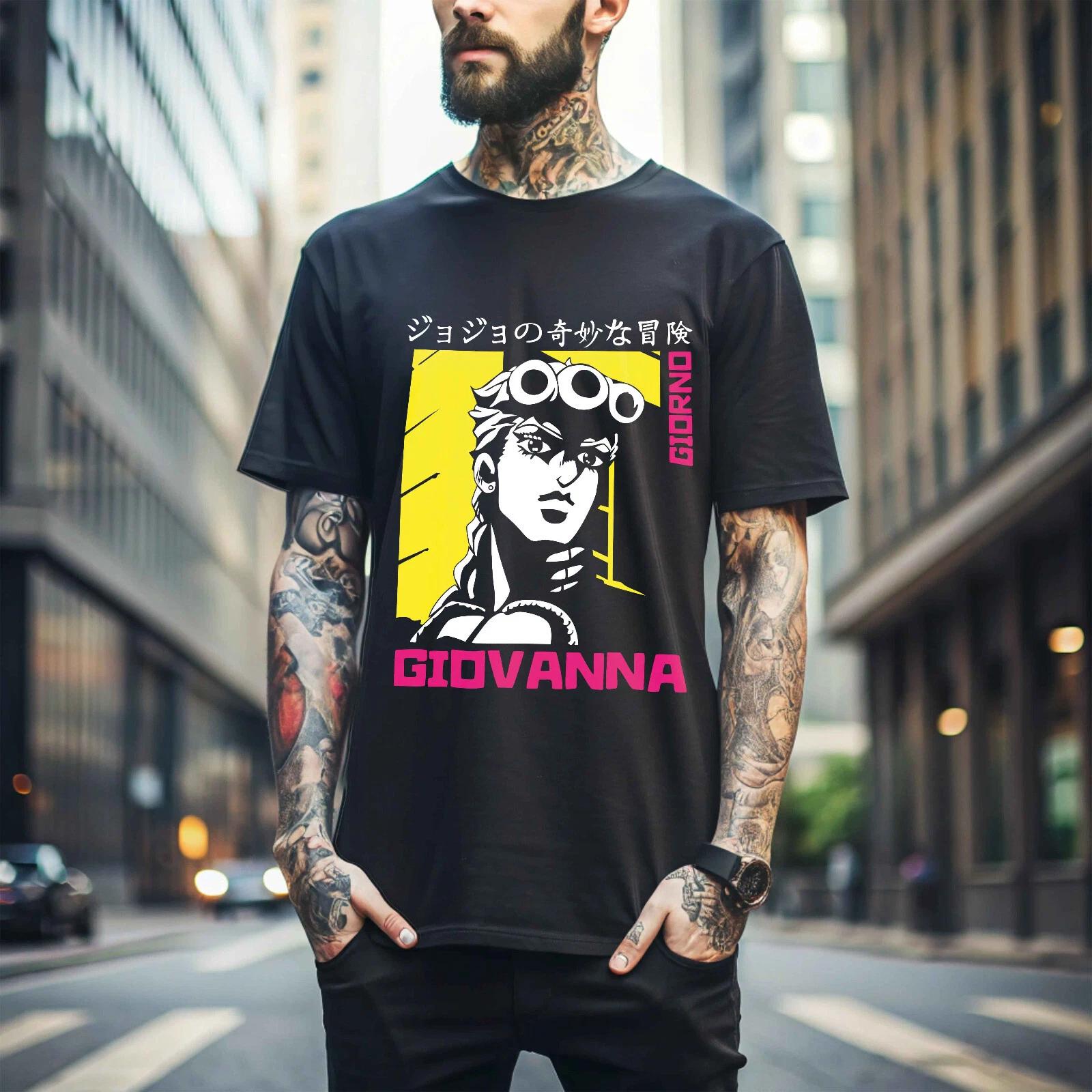 100% cotton TOPS UNISEX TEES MENS WOMENS Giorno Giovanna T-Shirt JoJo s Bizarre T-Shirt Anime Shirt,Manga Graphic Tee 214 S
100% cotton TOPS UNISEX TEES MENS WOMENS Giorno Giovanna T-Shirt JoJo s Bizarre T-Shirt Anime Shirt,Manga Graphic Tee 214 S