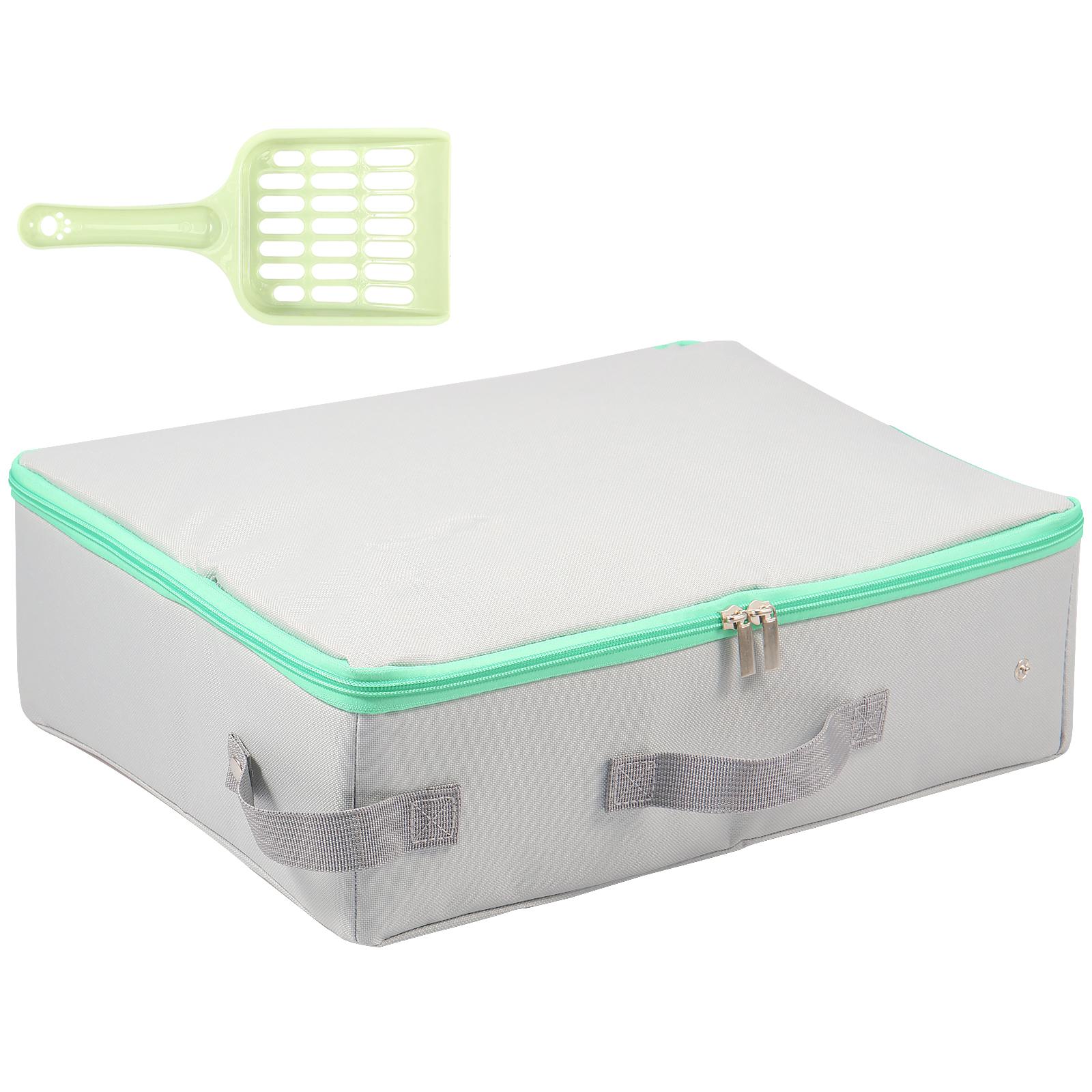Foldable Cat Litter Box Travel Portable Pet Toilet Tray Outdoor Waterproof Oxford Cloth Leakproof Dog Cat Litter Scoop Boxs сірий
Foldable Cat Litter Box Travel Portable Pet Toilet Tray Outdoor Waterproof Oxford Cloth Leakproof Dog Cat Litter Scoop Boxs сірий