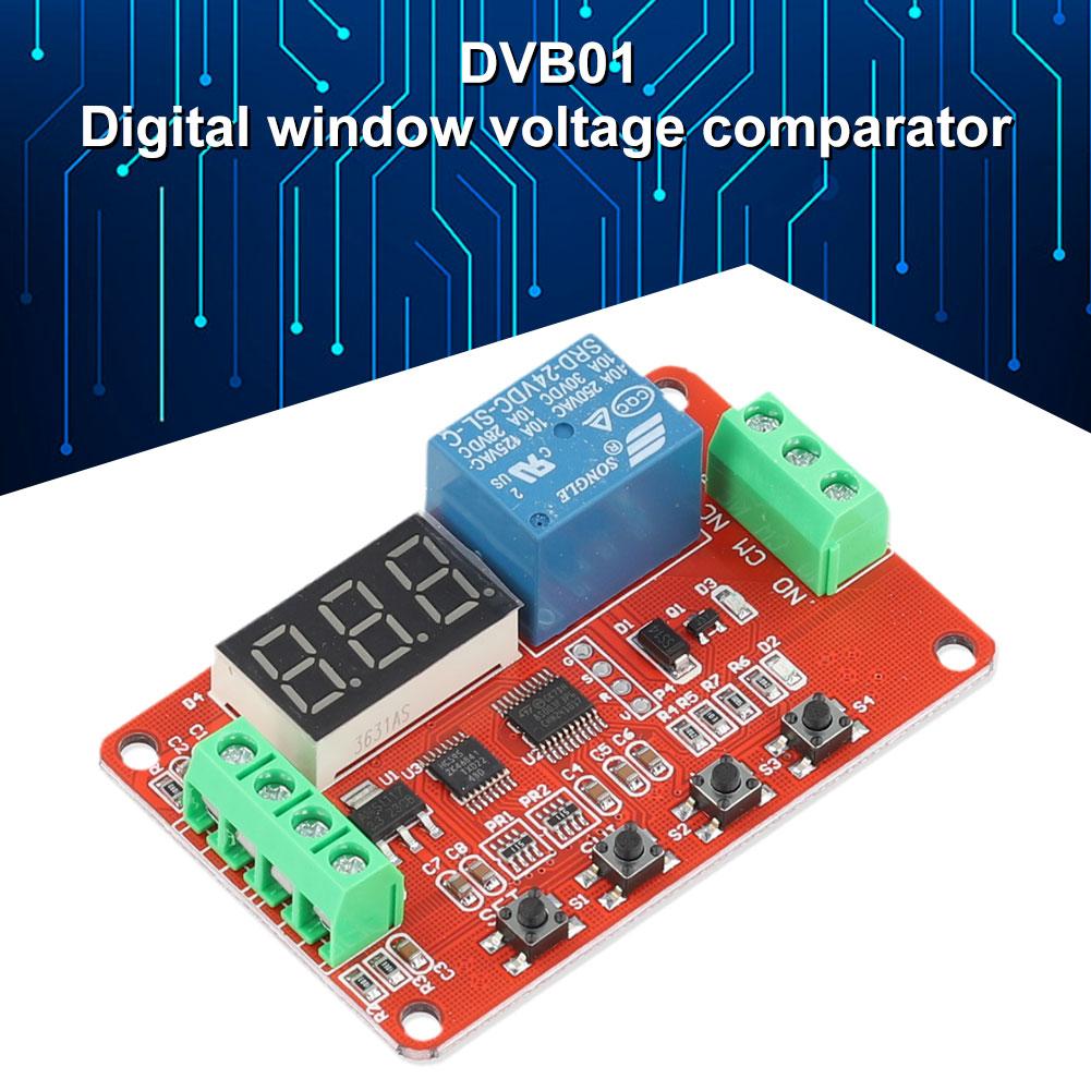 DVB01 Digital Display Window Voltage Comparator DC 5V 12V 24V Voltage Measurement Charge Discharge Monitor Protection Module
DVB01 Digital Display Window Voltage Comparator DC 5V 12V 24V Voltage Measurement Charge Discharge Monitor Protection Module