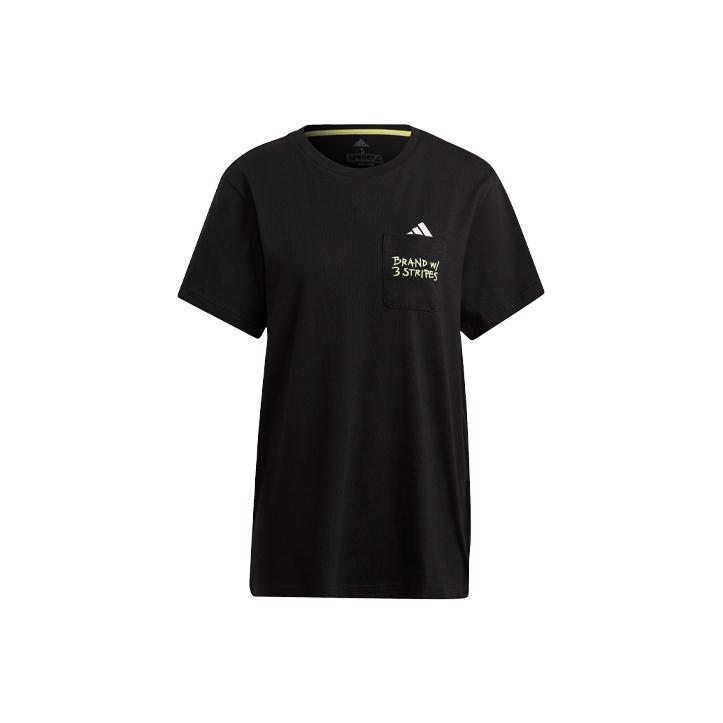 Adidas Logo Pocket Embroidered Letter Sport Short Sleeve T-Shirt Women Tops Black GJ6533 S
Adidas Logo Pocket Embroidered Letter Sport Short Sleeve T-Shirt Women Tops Black GJ6533 S
