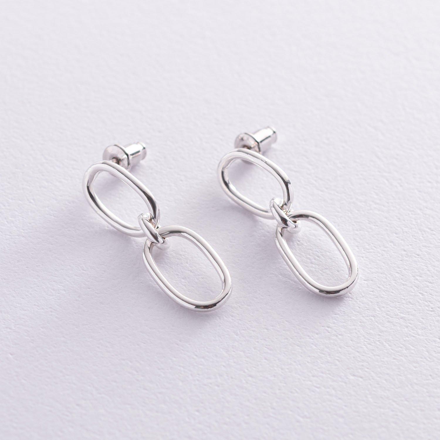 Срібні сережки-підвіски Вплив Oniks срібний
Срібні сережки-підвіски Вплив Oniks срібний