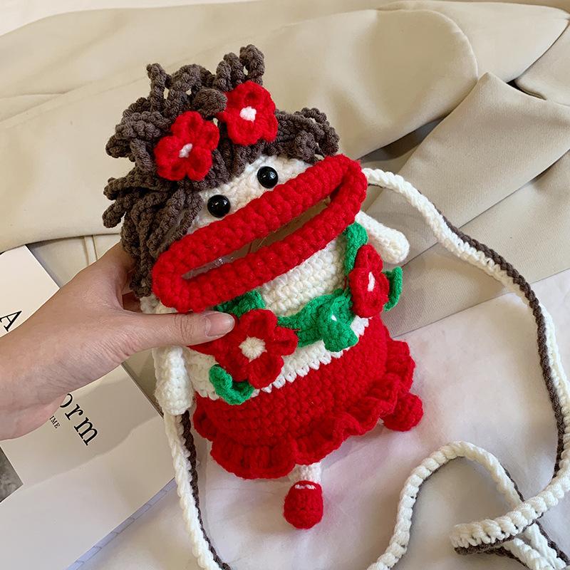 Cartoon small bag 2025 Mori girl fashion DIY material bag ins shoulder crossbody knitted bag fashion
Cartoon small bag 2025 Mori girl fashion DIY material bag ins shoulder crossbody knitted bag fashion