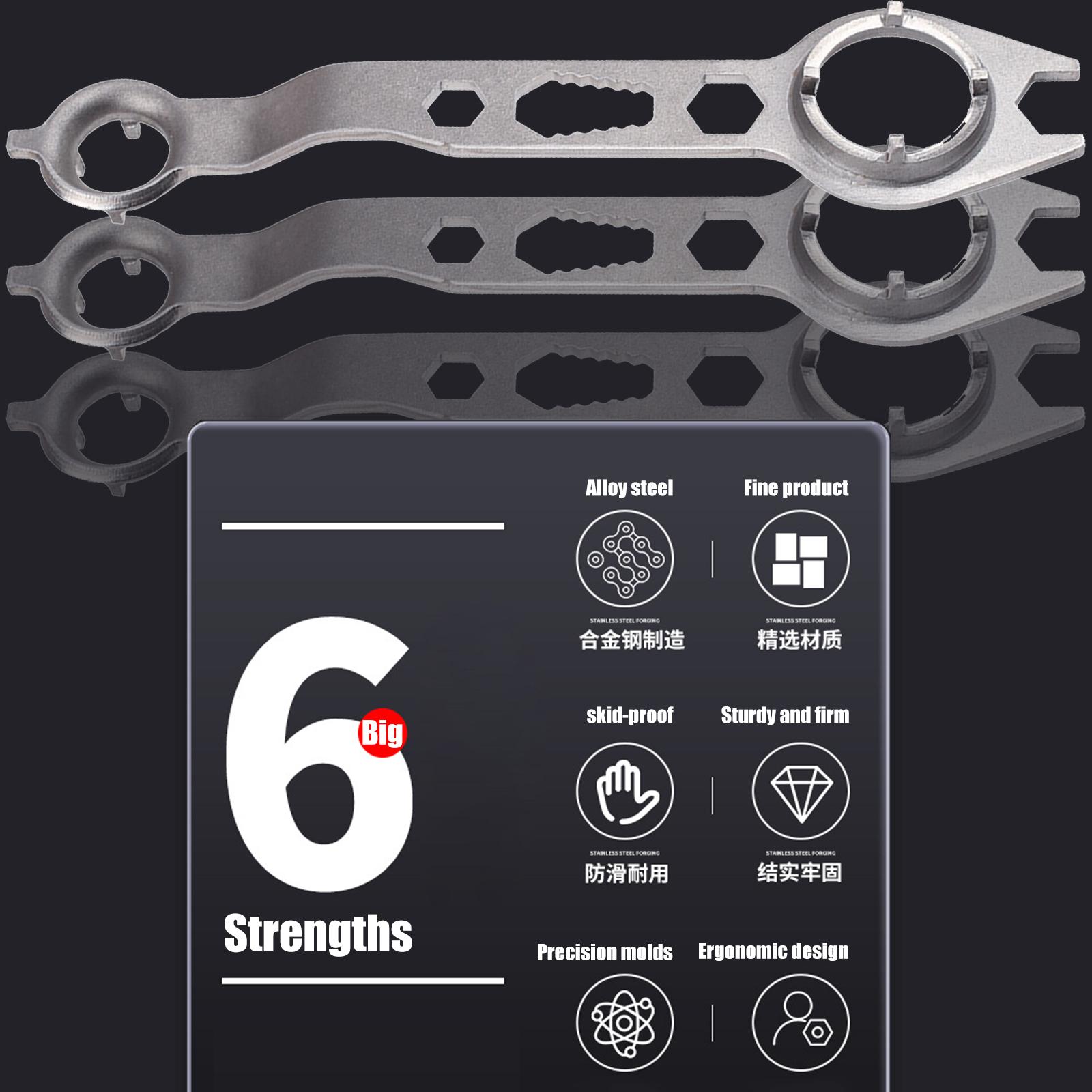 Angle Grinder Spanner Wrench 4 Claw Double Head Wrench Professional Maintenance Accessories Disassembly Tool For Machine
Angle Grinder Spanner Wrench 4 Claw Double Head Wrench Professional Maintenance Accessories Disassembly Tool For Machine