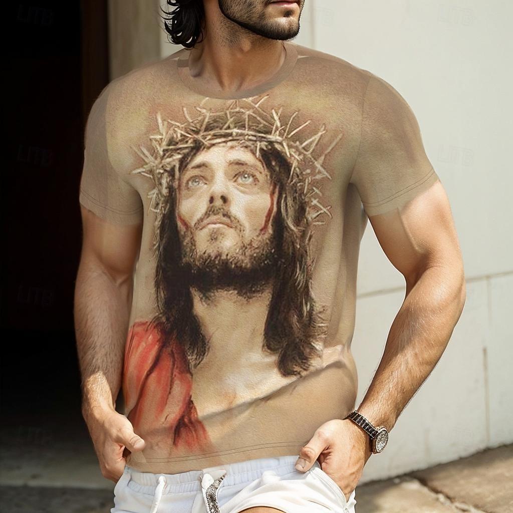 Easter Men s Jesus T Shirt Short Sleeve T shirt 3D Print Crew Neck Shirt Fashion Daily Street Daily Khaki Summer Spring Clothing Apparel XL
Easter Men s Jesus T Shirt Short Sleeve T shirt 3D Print Crew Neck Shirt Fashion Daily Street Daily Khaki Summer Spring Clothing Apparel XL