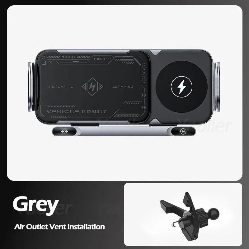 Новое беспроводное автомобильное зарядное устройство с двумя катушками для складного экрана, приборная панель, подставка для мобильного телефона для Galaxy Z Fold, быстрая зарядка телефона, держатель с креплением на вентиляционное отверстие
Новое беспроводное автомобильное зарядное устройство с двумя катушками для складного экрана, приборная панель, подставка для мобильного телефона для Galaxy Z Fold, быстрая зарядка телефона, держатель с креплением на вентиляционное отверстие