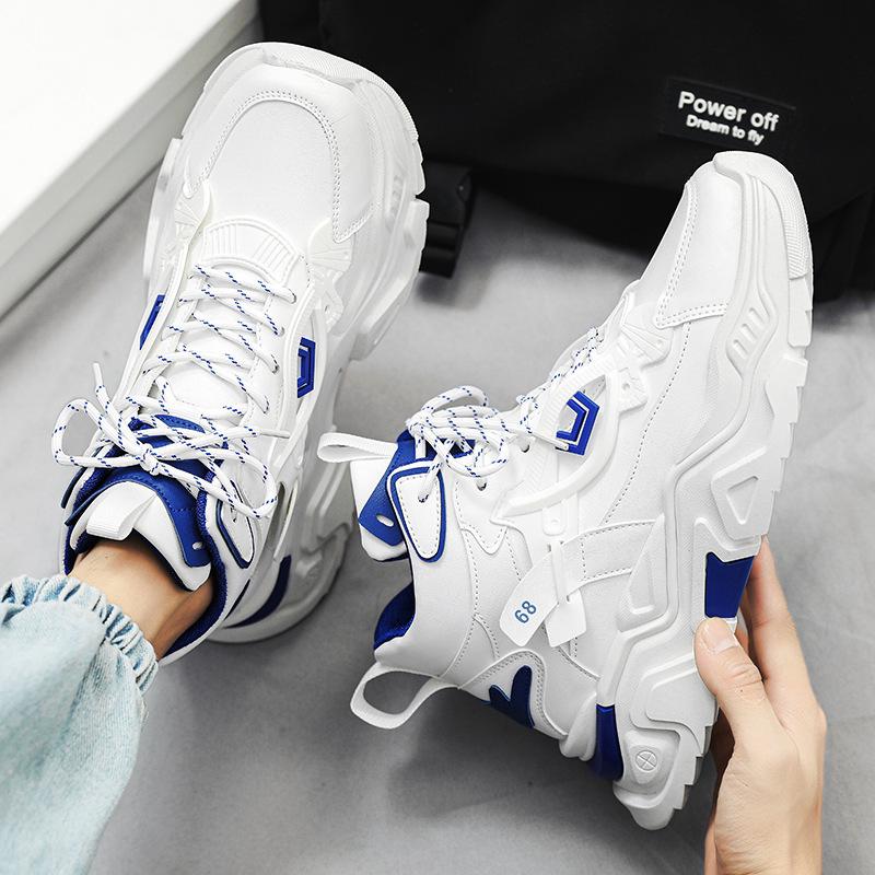 Men s shoes spring and autumn new Hong Kong style sports casual shoes outdoor youth running shoes leather surface high top platform dad shoes 39
Men s shoes spring and autumn new Hong Kong style sports casual shoes outdoor youth running shoes leather surface high top platform dad shoes 39