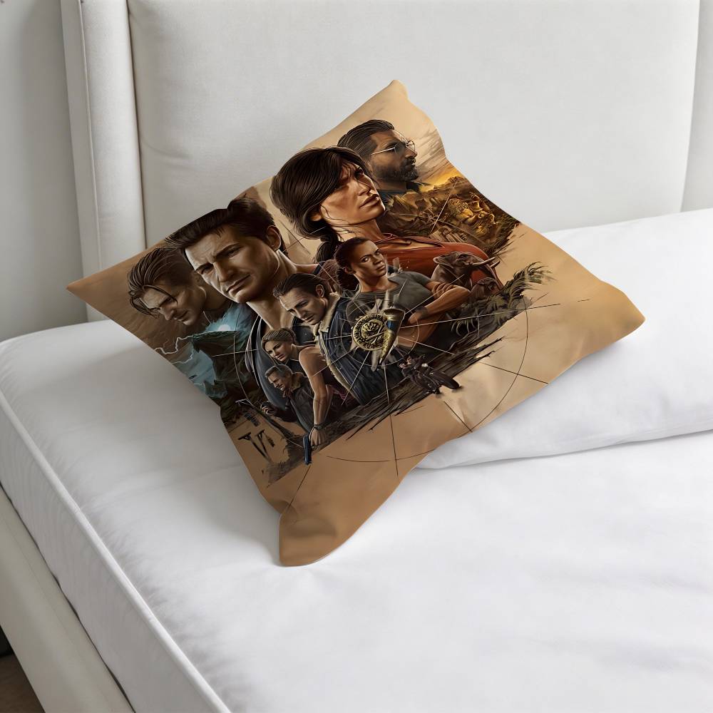 Sic Parvis MMagna Uncharted Square Pillow Case Soft Decorative Throw Pillow Cover for Home Sofa Bed 30x30cm
Sic Parvis MMagna Uncharted Square Pillow Case Soft Decorative Throw Pillow Cover for Home Sofa Bed 30x30cm